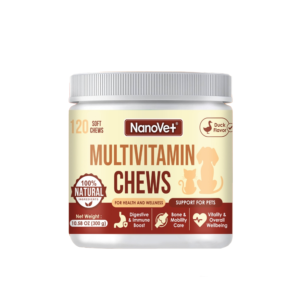 Nanovet Pet Multi Vitamin Chews For Cat and Dog