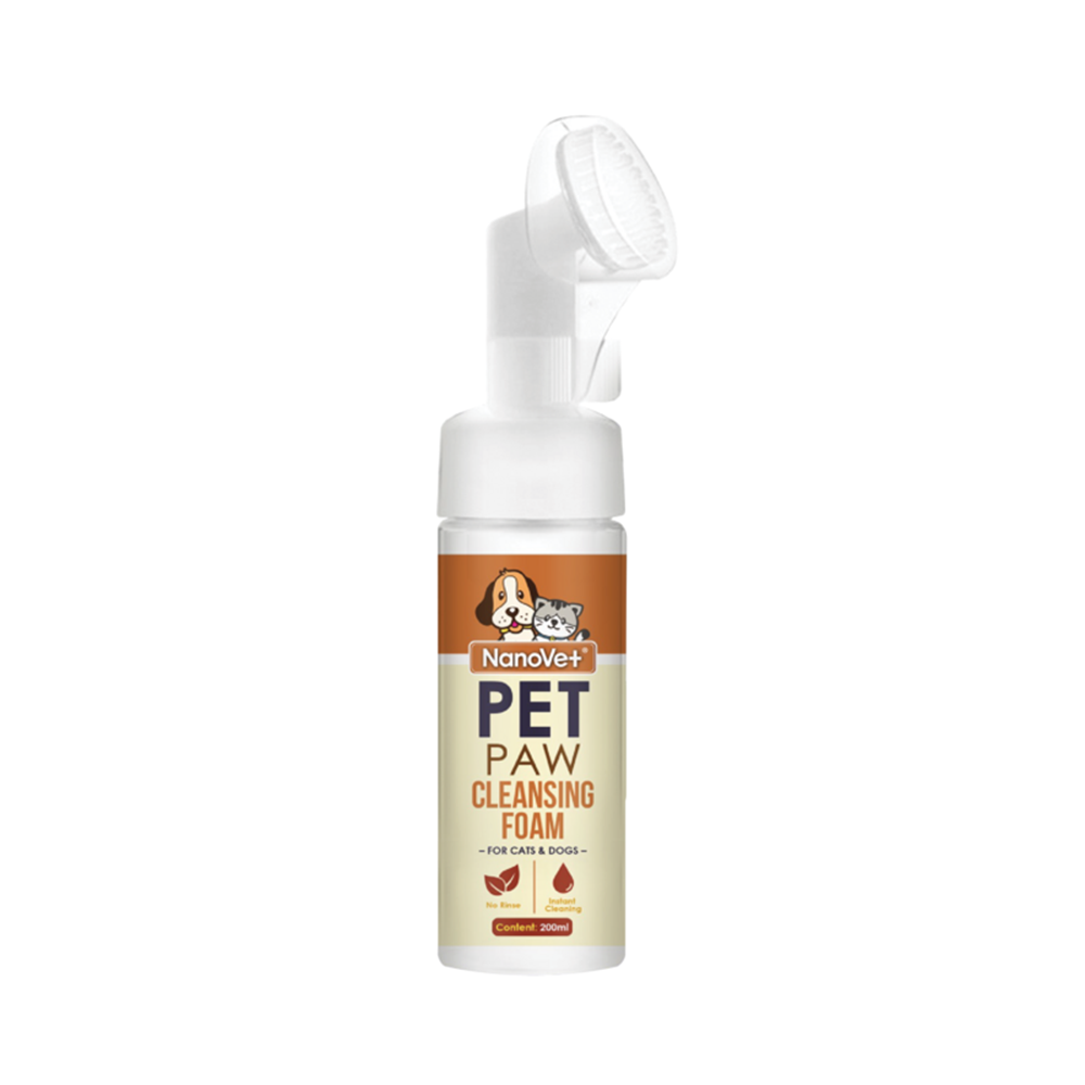 Nanovet Paw Cleansing Foam 200ml