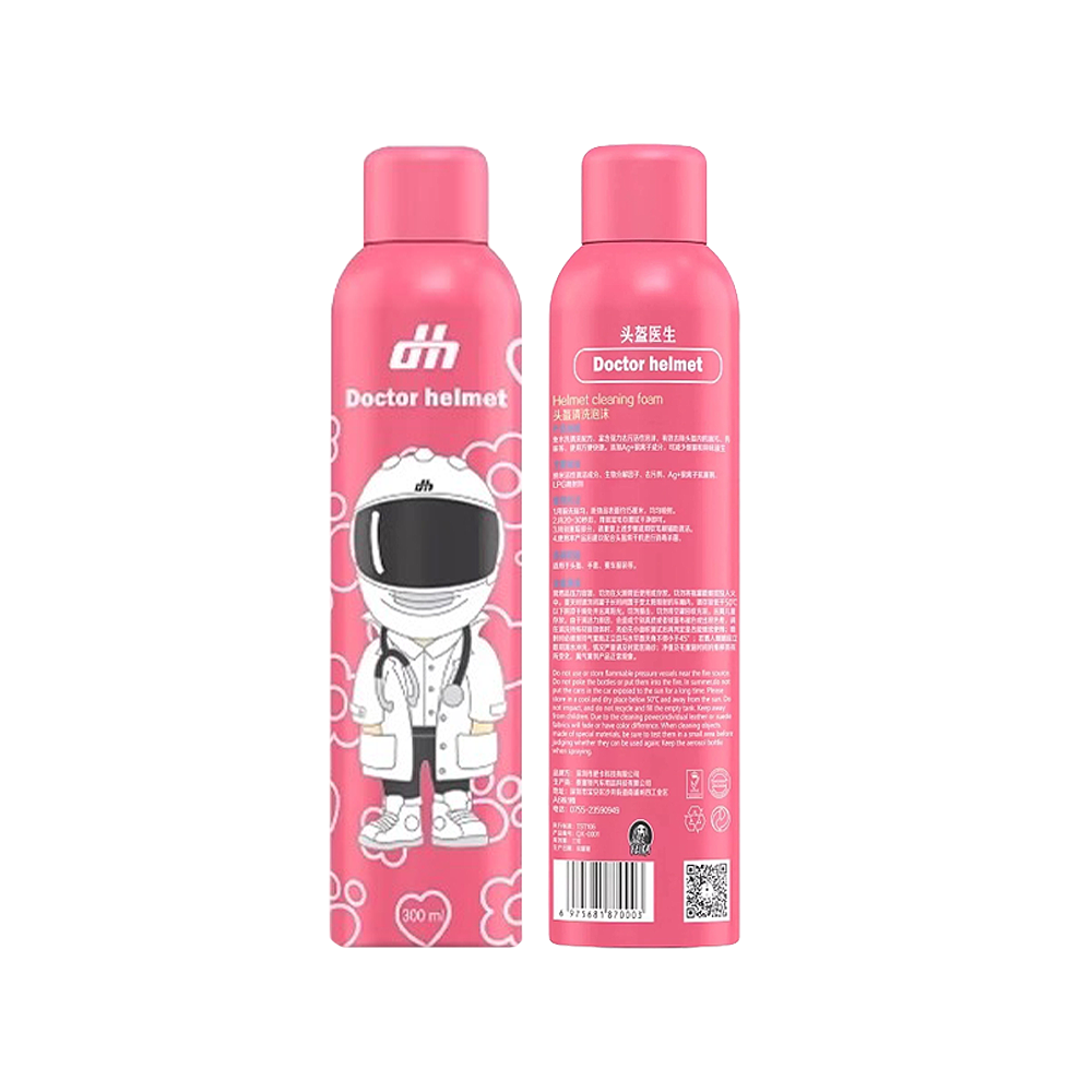 Dr Helmet Cleaning Foam Spray for Motorcycle Helmet Sanitiser Foam