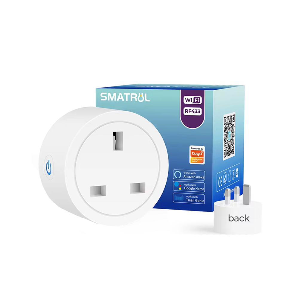 16A 20A UK Plug Smart Tuya WiFi Socket Adapter Plug