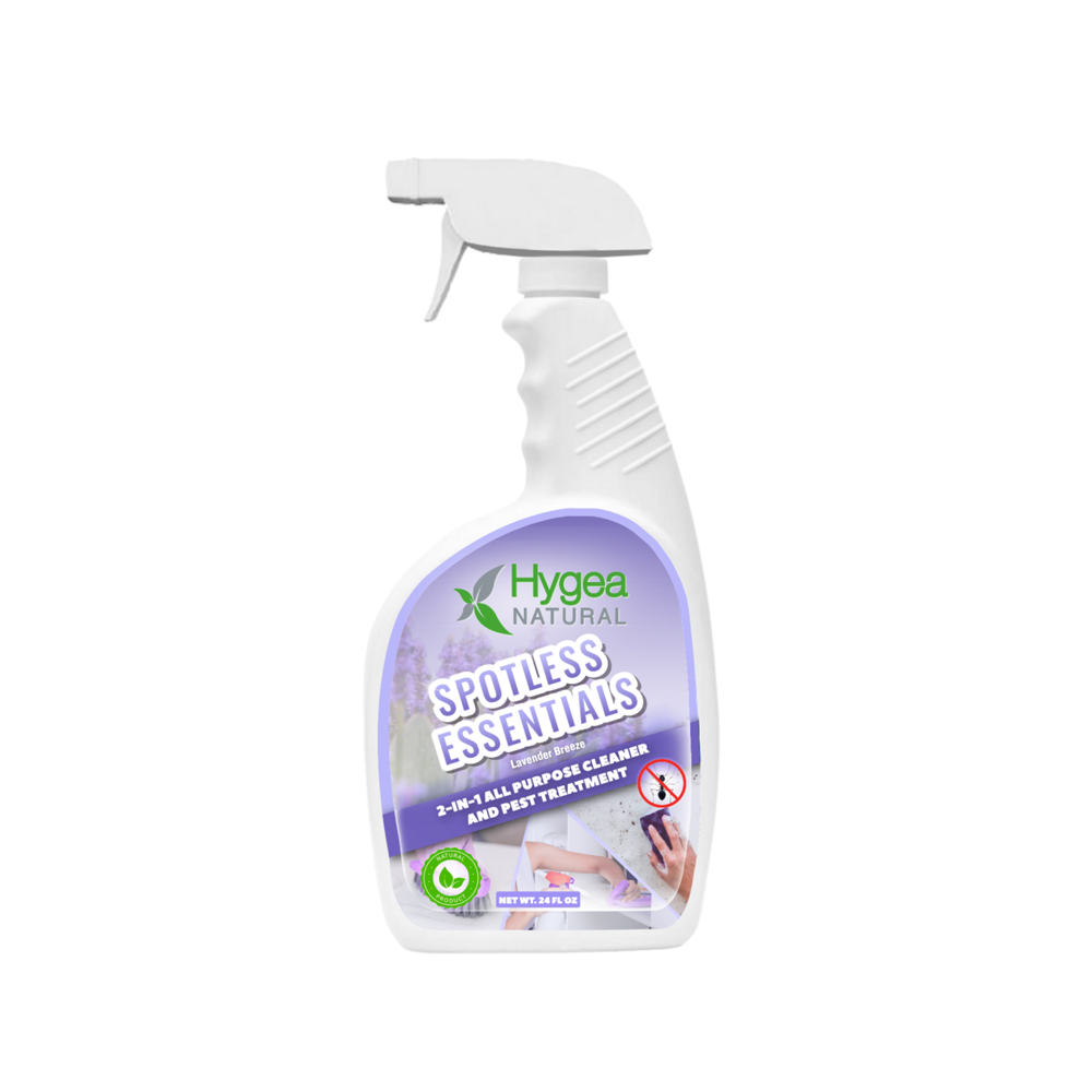 Hygea Natural Spotless Essentials 2-in-1 All Purpose Cleaner and Dust Bed Mite Spray 500ml