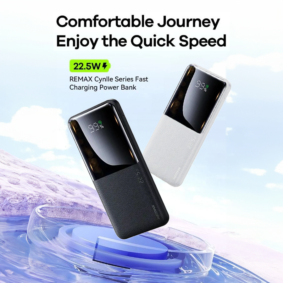 Remax RPP-622 10000mAH PD+QC Fast Charging Power Bank Powerbank Portable Charger (PD 20W+QC 22.5W)