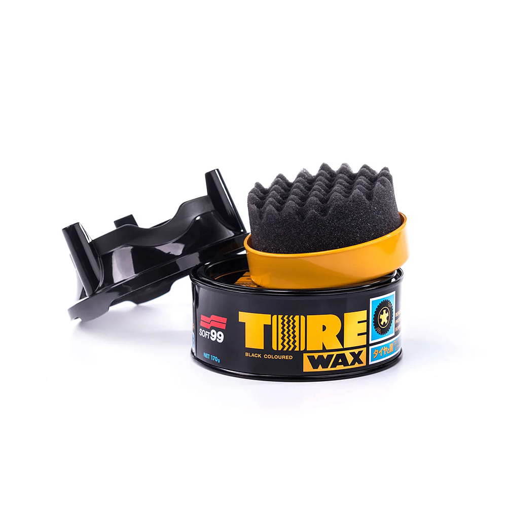 Soft99 Black Tire Wax Tire Coating Plastic Coating 170g