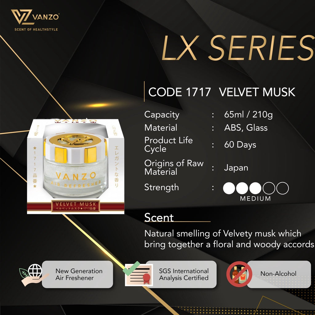 Vanzo LX Dashboard and Mini Car Perfume