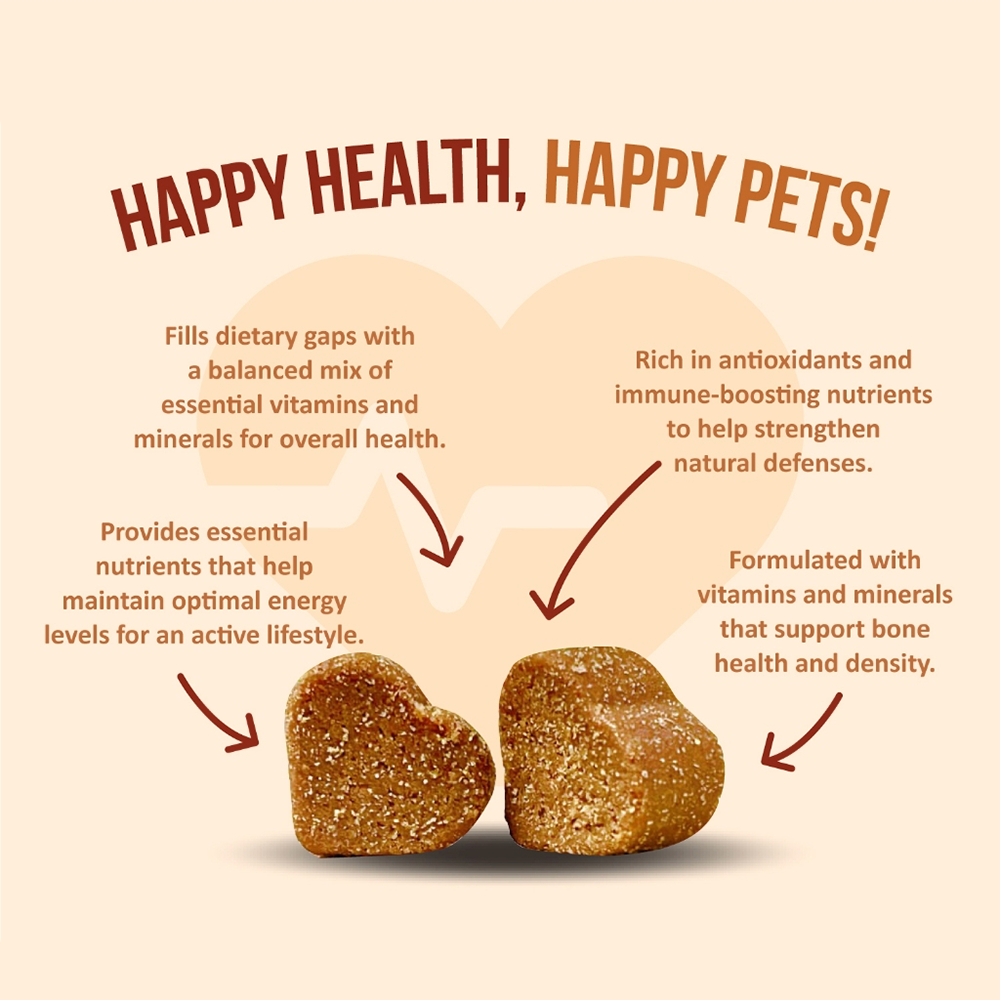 Nanovet Pet Multi Vitamin Chews For Cat and Dog