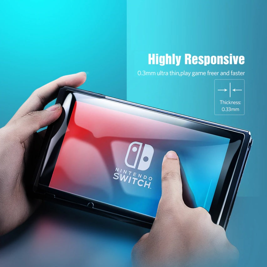 Nintendo Switch 9H Tempered Glass Screen Protector (Pack of 2)