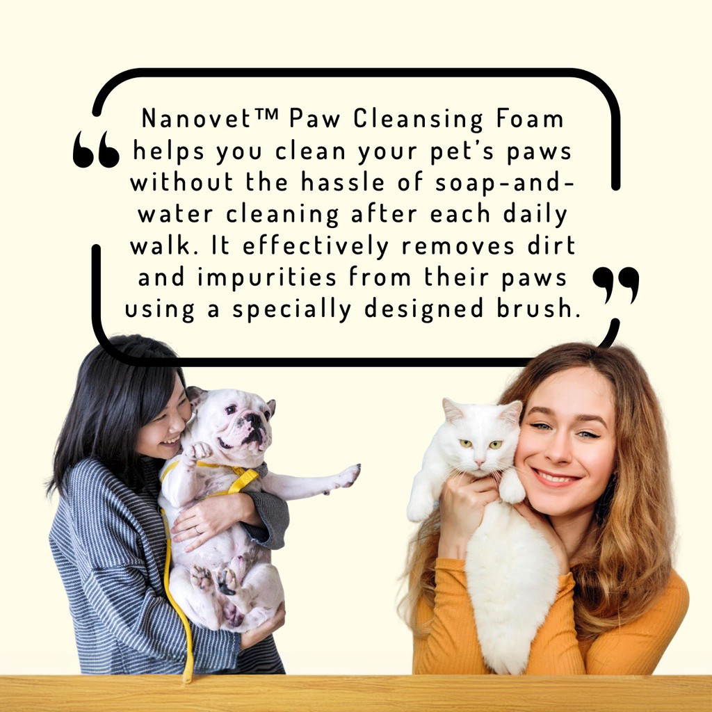 Nanovet Paw Cleansing Foam 200ml