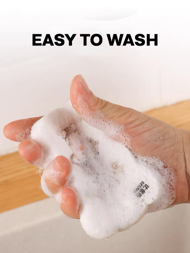 Self Expanding Dishwashing Sponge Made of Compressed Wood Pulp