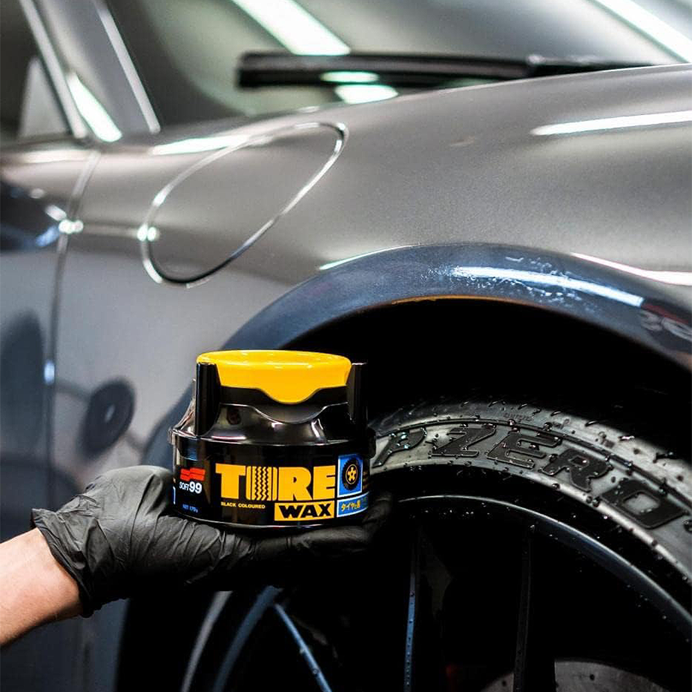 Soft99 Black Tire Wax Tire Coating Plastic Coating 170g