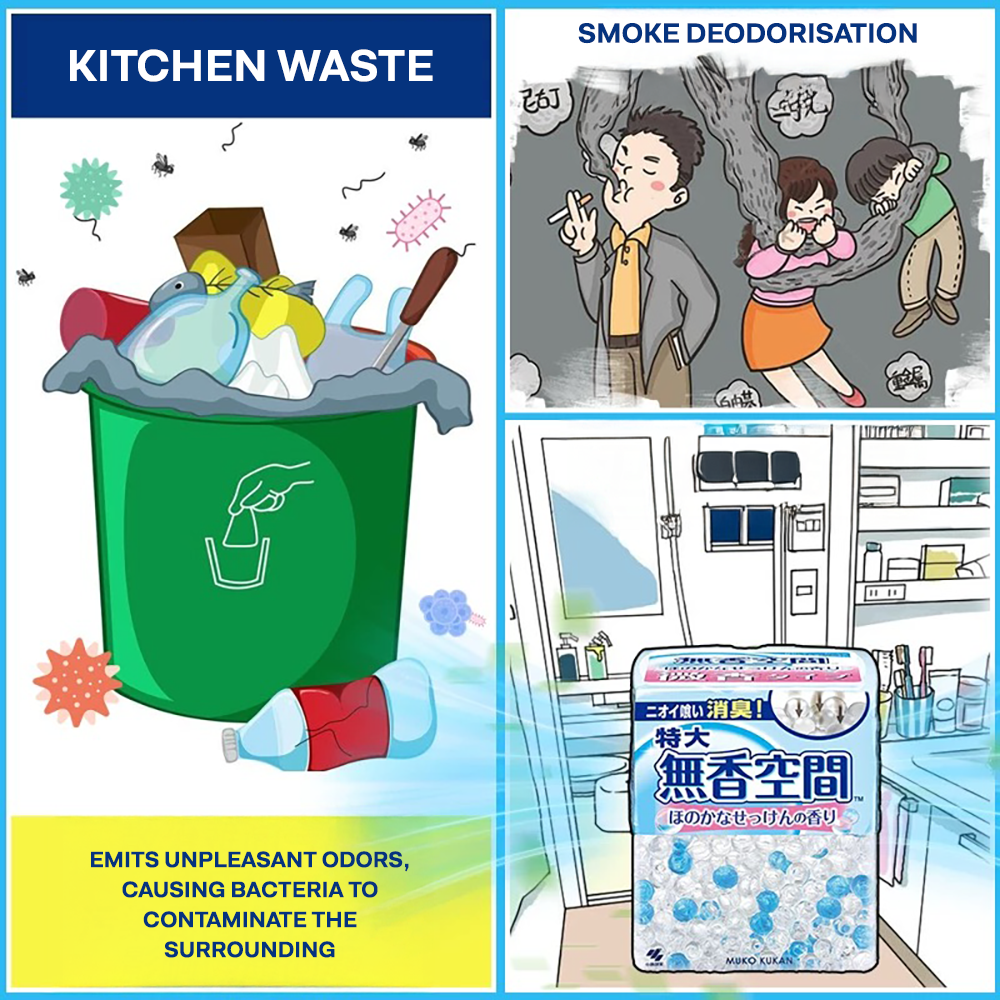 Kobayashi Pharmaceutical Unscented Space Deodorizing Beads