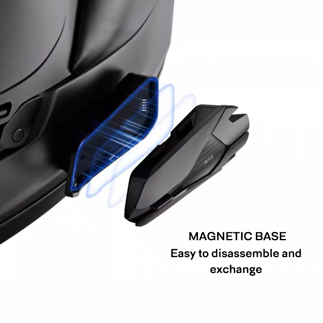 Asmax Z1 Motorcycle Helmet Bluetooth Headset Audio System