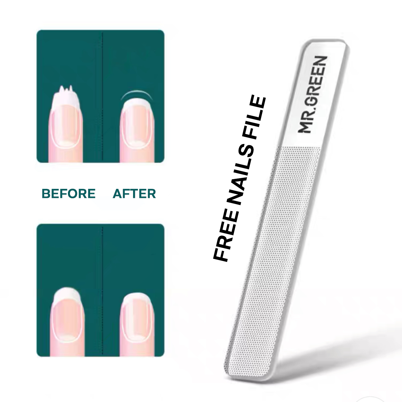 Mr Green Stainless Steel Nail Clipper (Made of recycled materials)