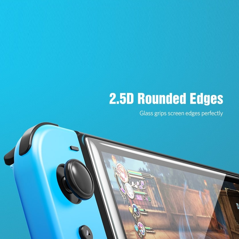 Nintendo Switch 9H Tempered Glass Screen Protector (Pack of 2)