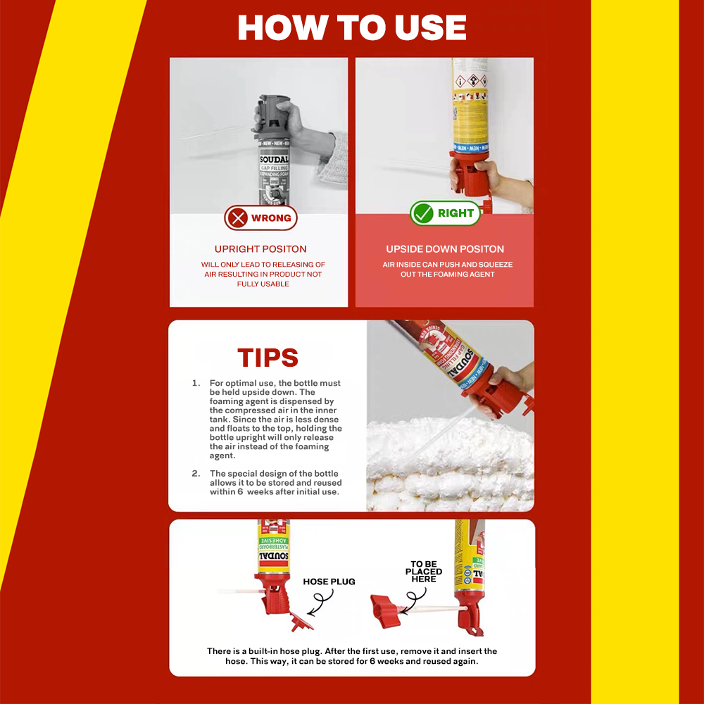 Soudal Gap Filling & Expanding Foam Genius 500ml