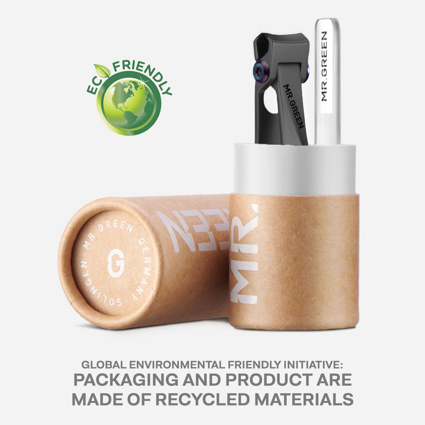 Mr Green Stainless Steel Nail Clipper (Made of recycled materials)