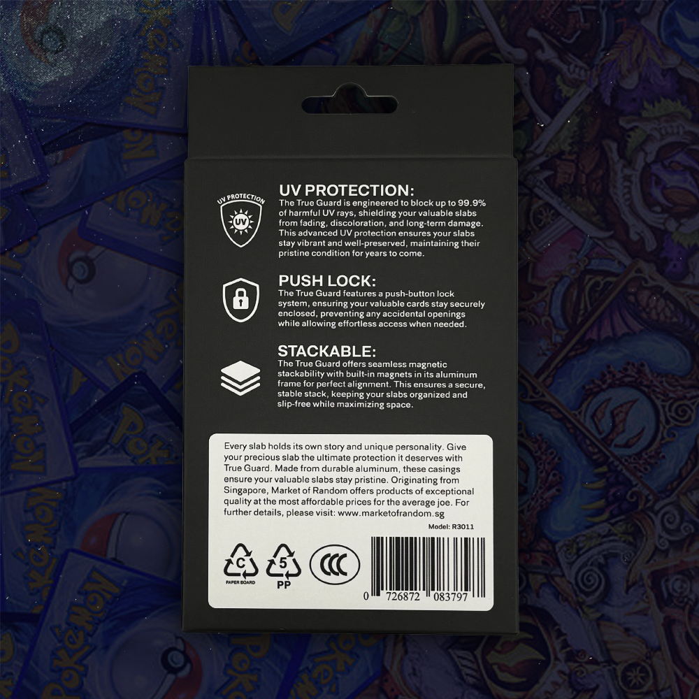 MOR Aluminium Graded Slab Case for PSA CGC BGS Slab