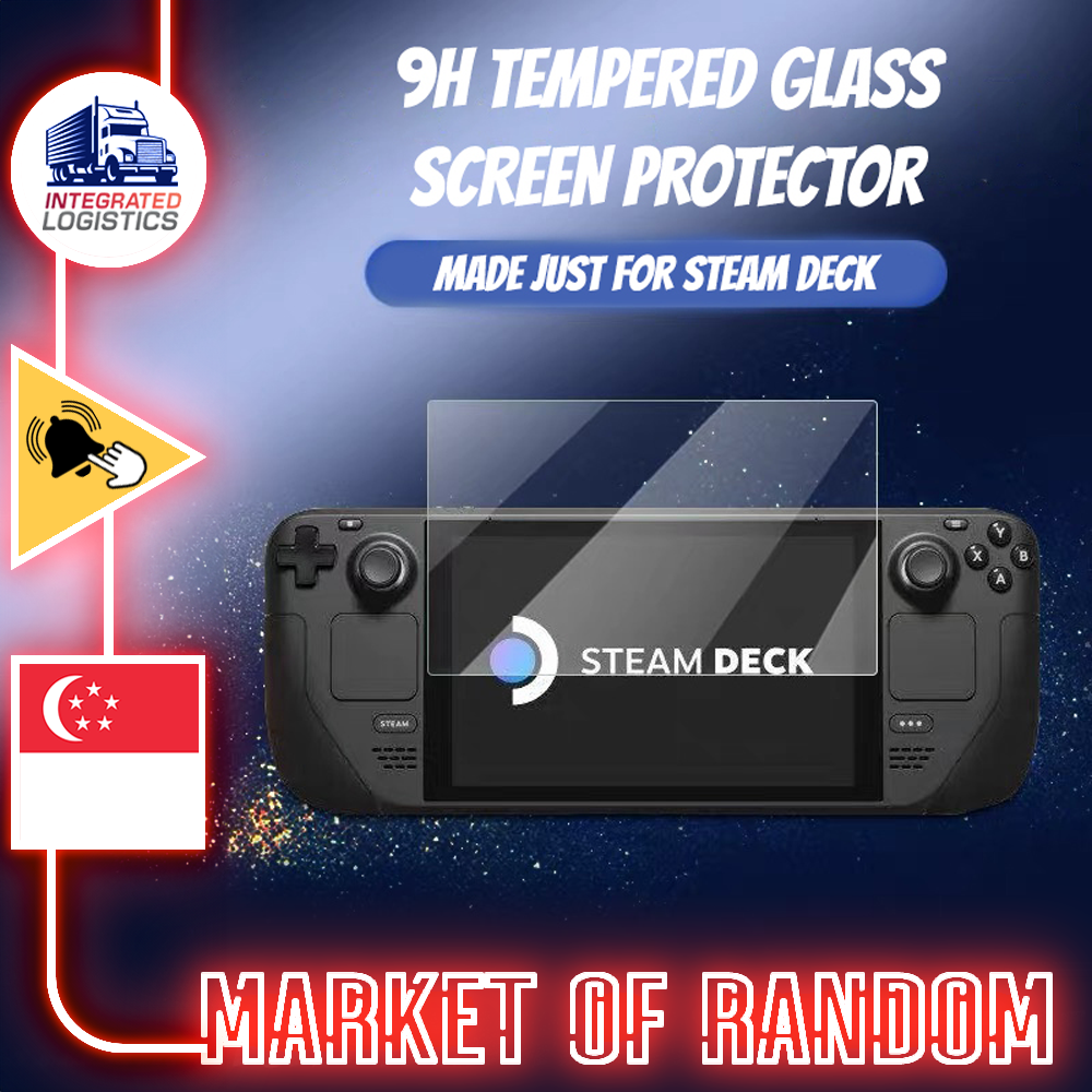 Steam Deck 9H Tempered Glass Screen Protector (Pack of 2 set)