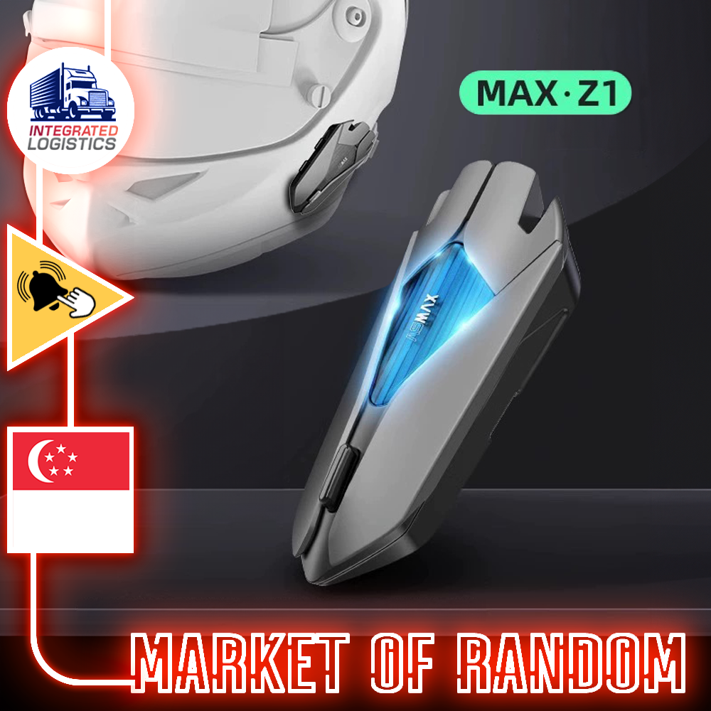 Asmax Z1 Motorcycle Helmet Bluetooth Headset Audio System