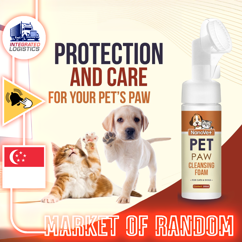 Nanovet Paw Cleansing Foam 200ml