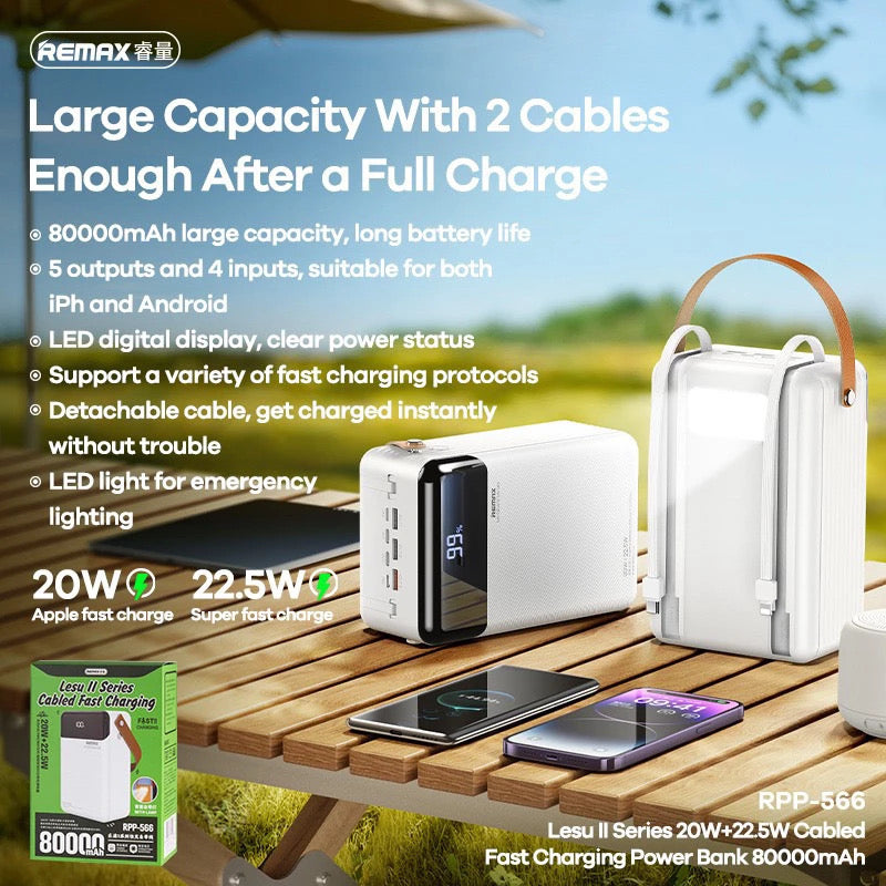 Remax RPP-566 80000mAH Portable Power Bank