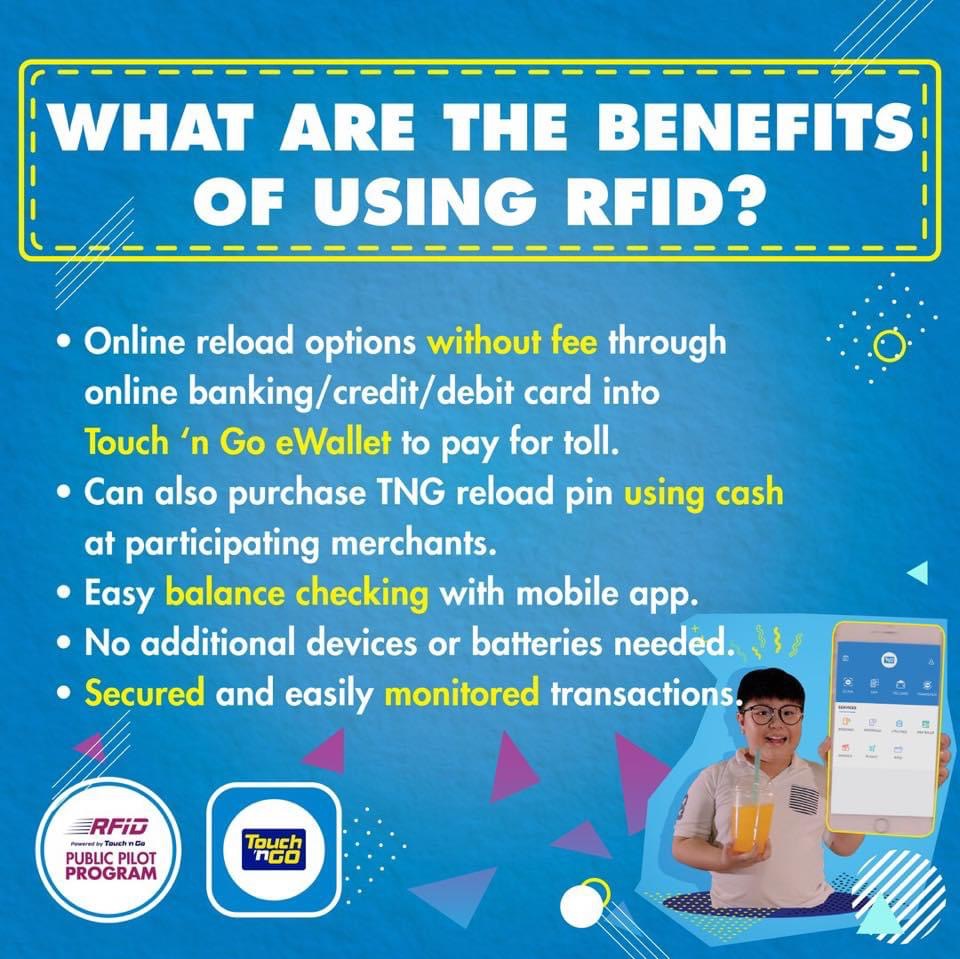 Touch N Go RFID Tag / TNG NFC Card