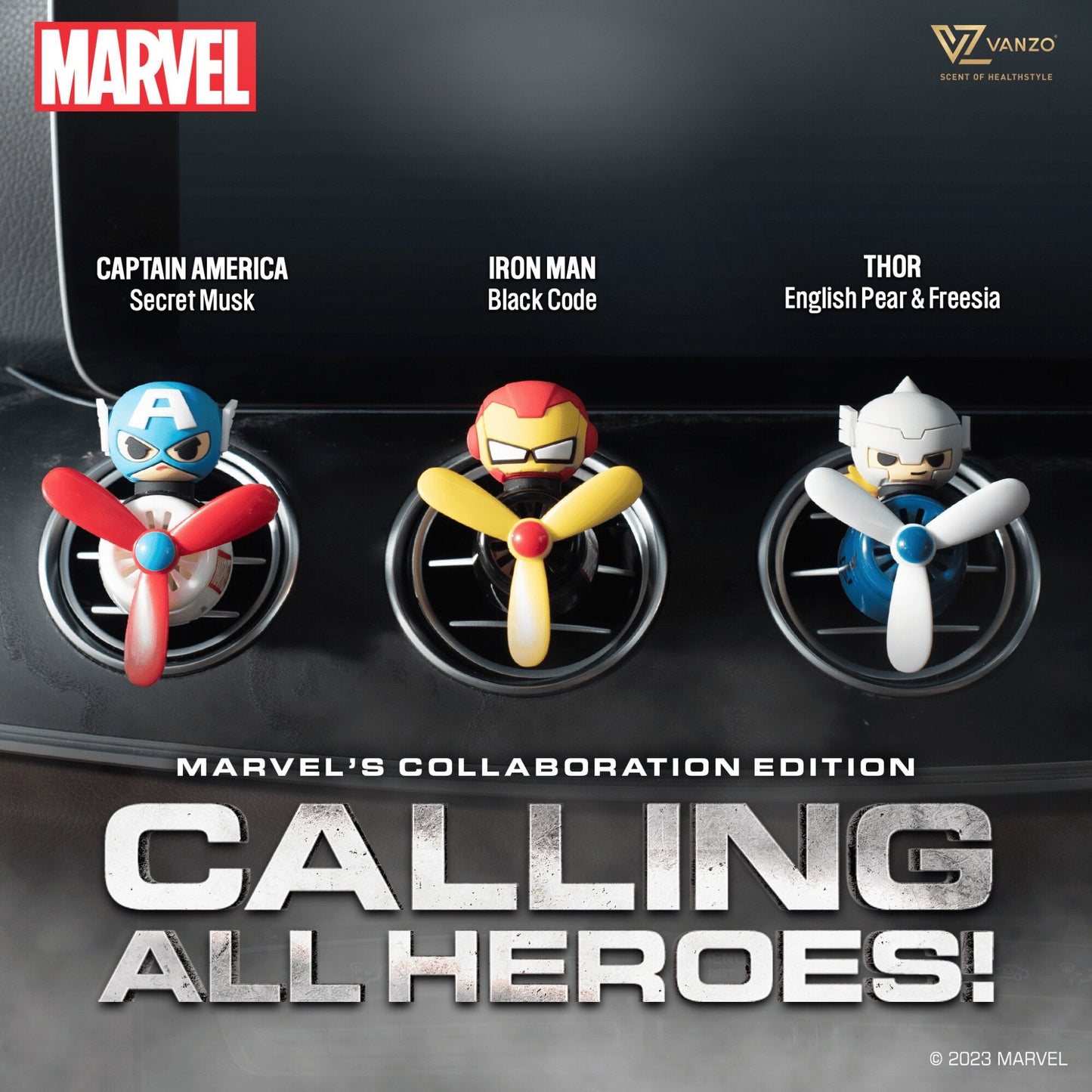 Vanzo x Marvels Avengers Series Car Perfume