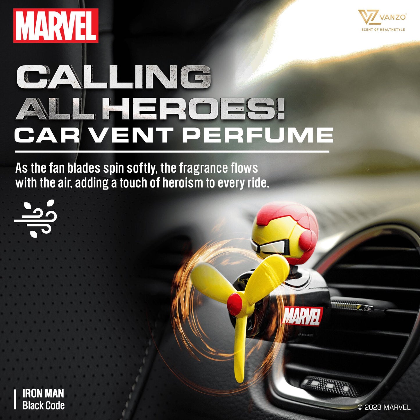 Vanzo x Marvels Avengers Series Car Perfume
