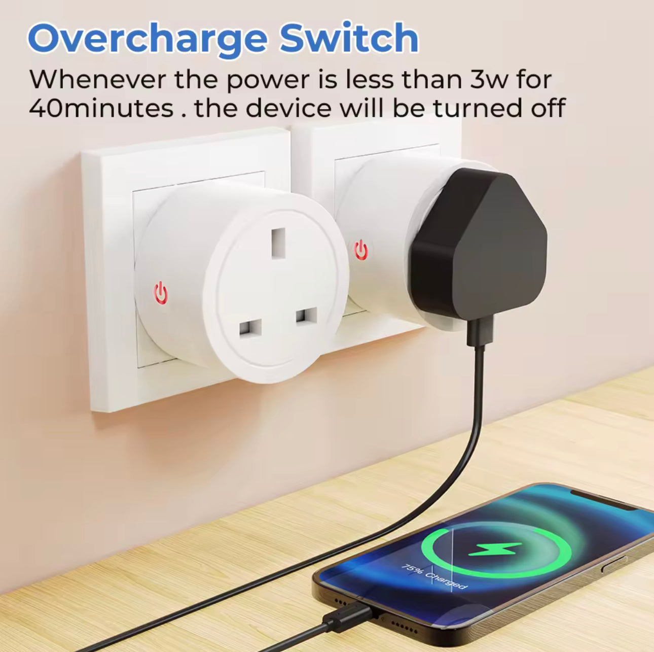 16A 20A UK Plug Smart Tuya WiFi Socket Adapter Plug