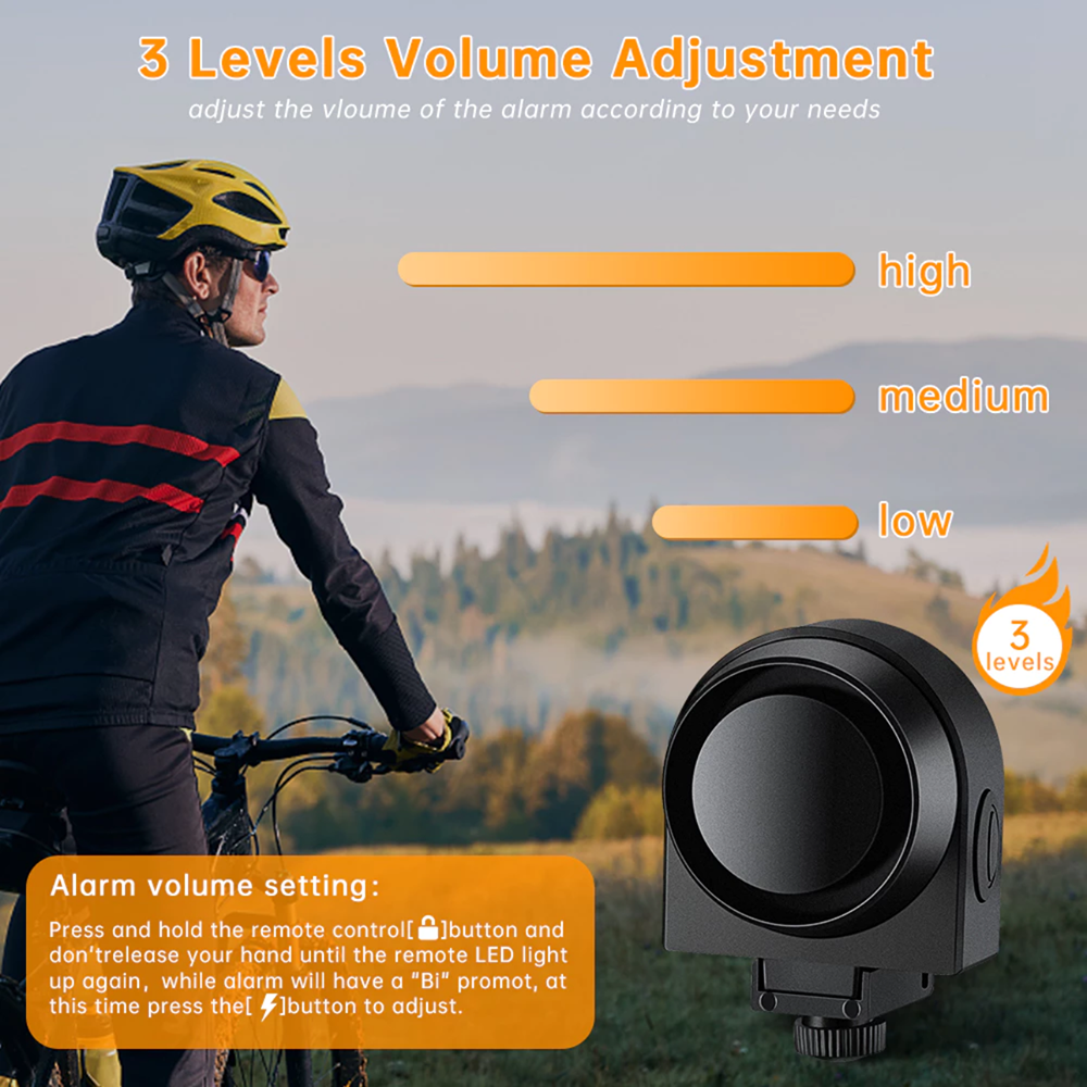 External Alarm for Bicycles/PAB/PMD/Ebike