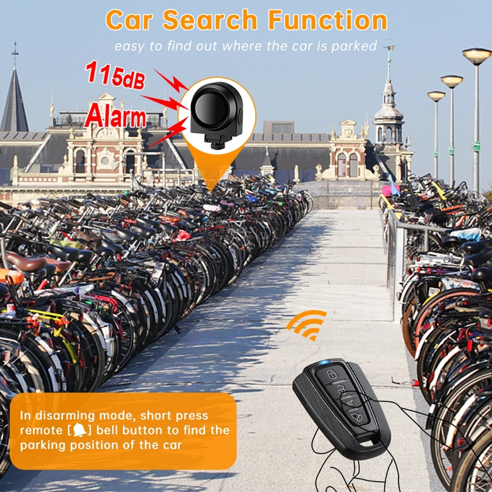 External Alarm for Bicycles/PAB/PMD/Ebike