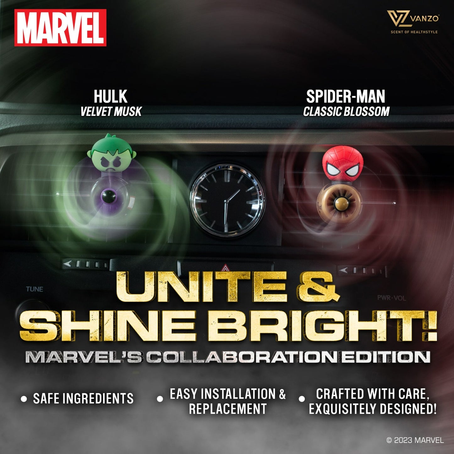 Vanzo x Marvels Avengers Series Car Perfume