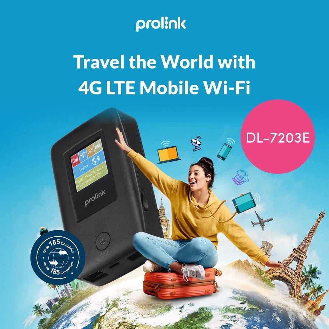 Prolink 4G LTE Portable Mobile Wifi Pocket Wifi Hotpost DL7203E