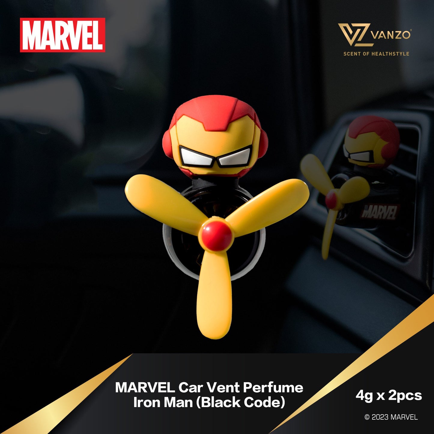 Vanzo x Marvels Avengers Series Car Perfume
