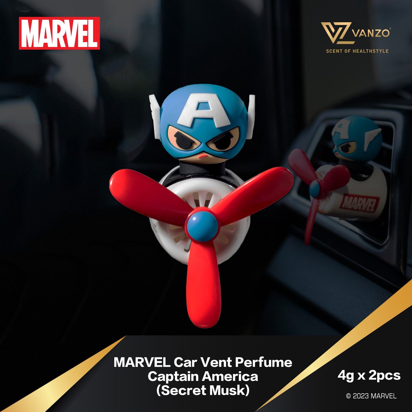Vanzo x Marvels Avengers Series Car Perfume