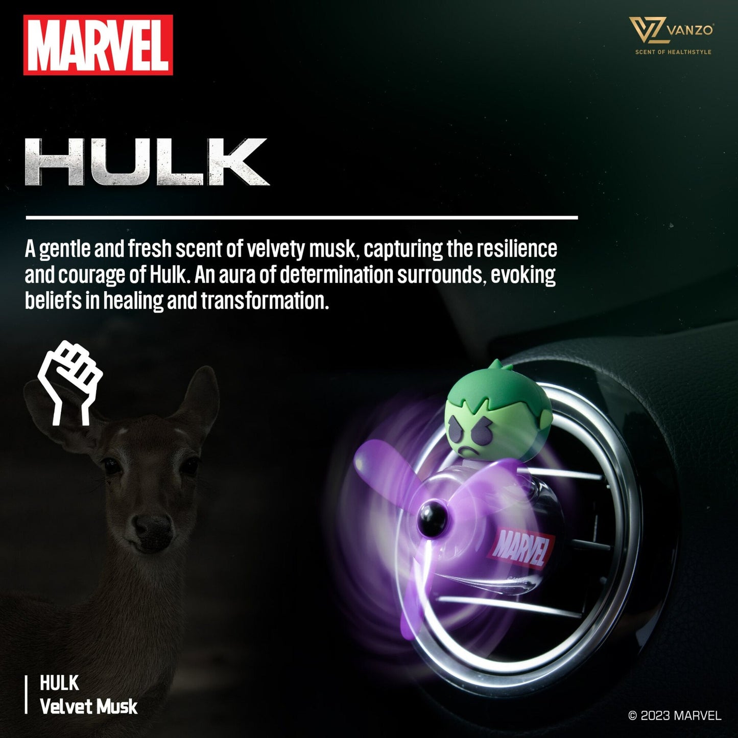 Vanzo x Marvels Avengers Series Car Perfume