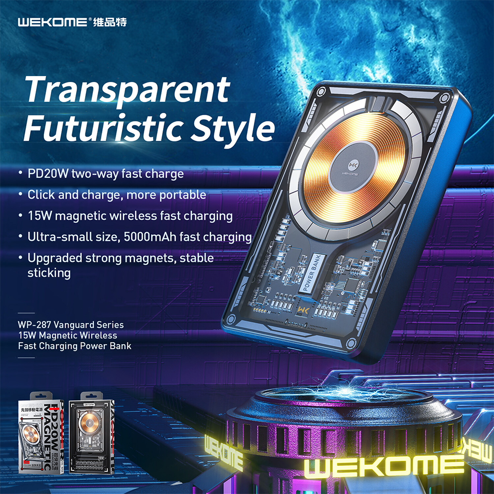 Wekome 10000mAH Magnetic Portable Power Bank