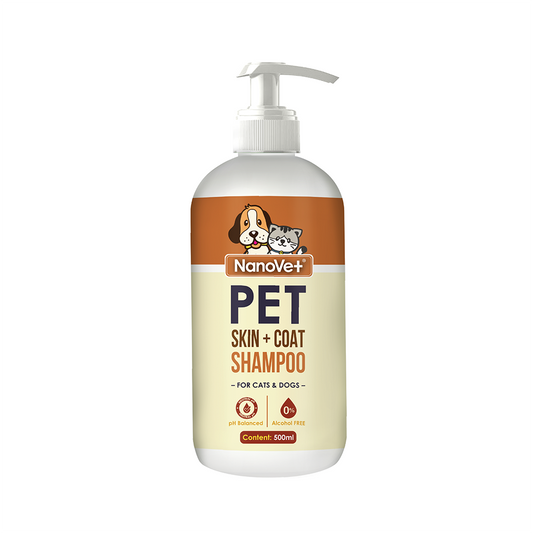 Nanovet Pet Skin + Coat Shampoo for Cat and Dog