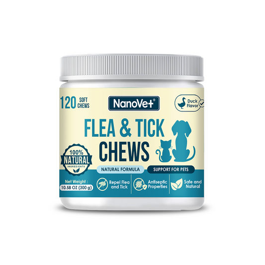 Nanovet Pet Flea and Tick Chews For Cat and Dog