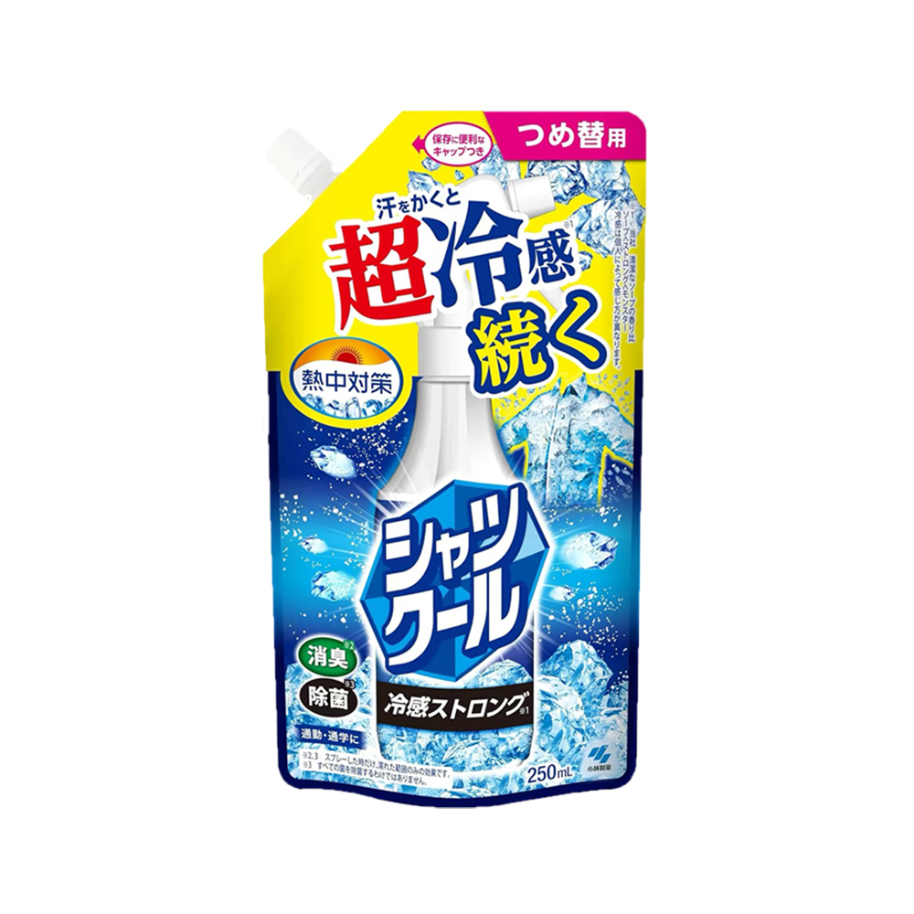 Kobayashi Pharmaceutical Ice Cool Shirt Spray STRONG Large 280ml / Refill 370ml