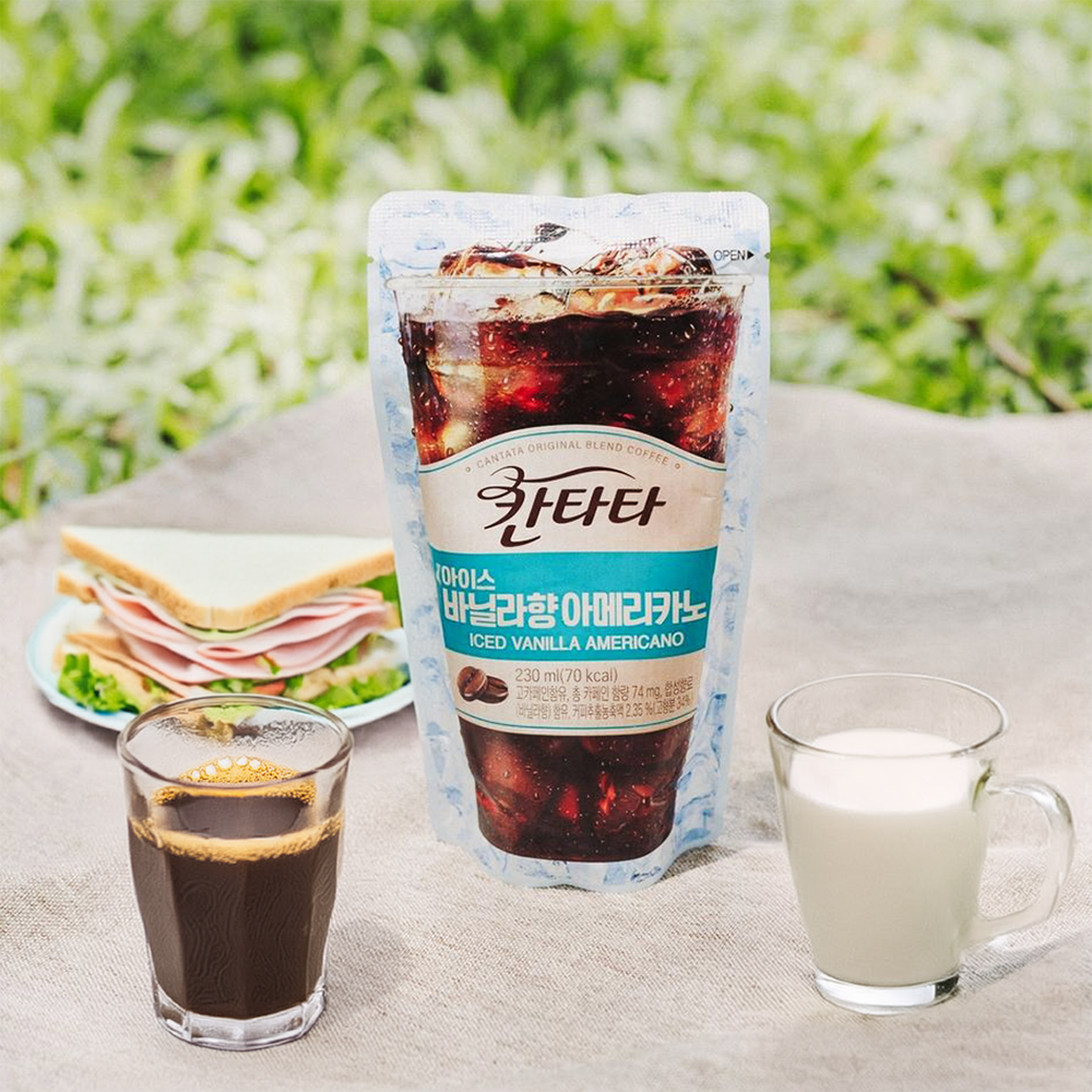 Ready To Drink Coffee Pouch Pack by Cantata and Lotte