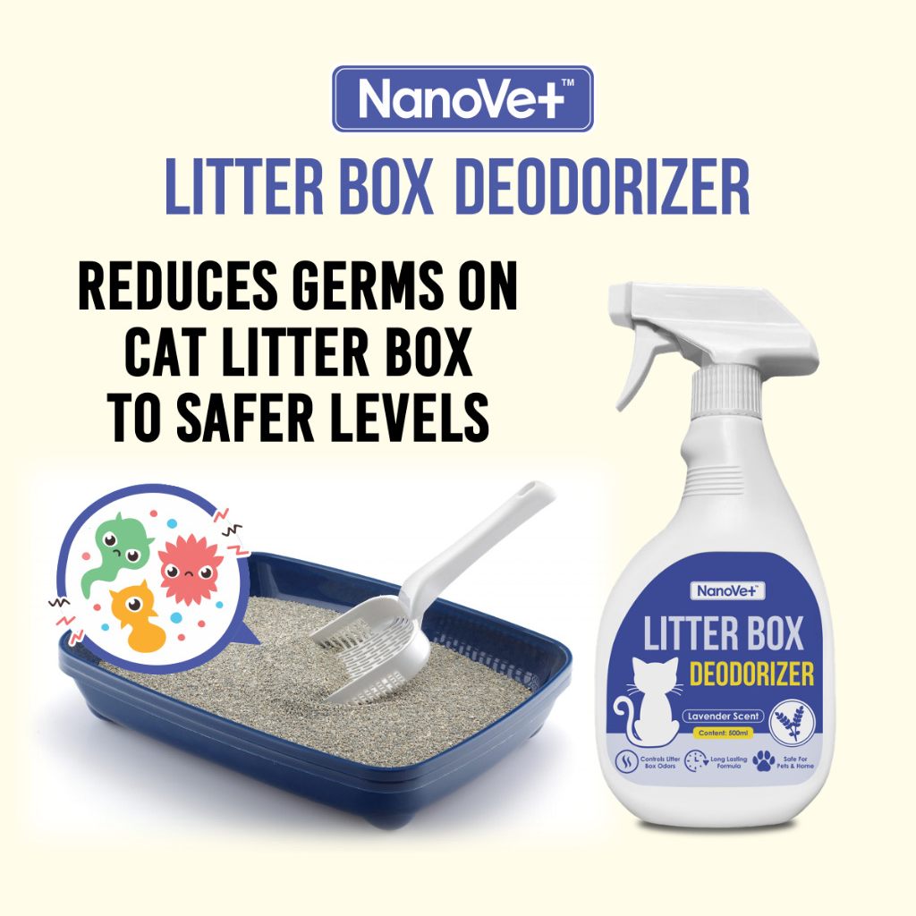 Nanovet Litter Box Deodorizer Spray 500ml
