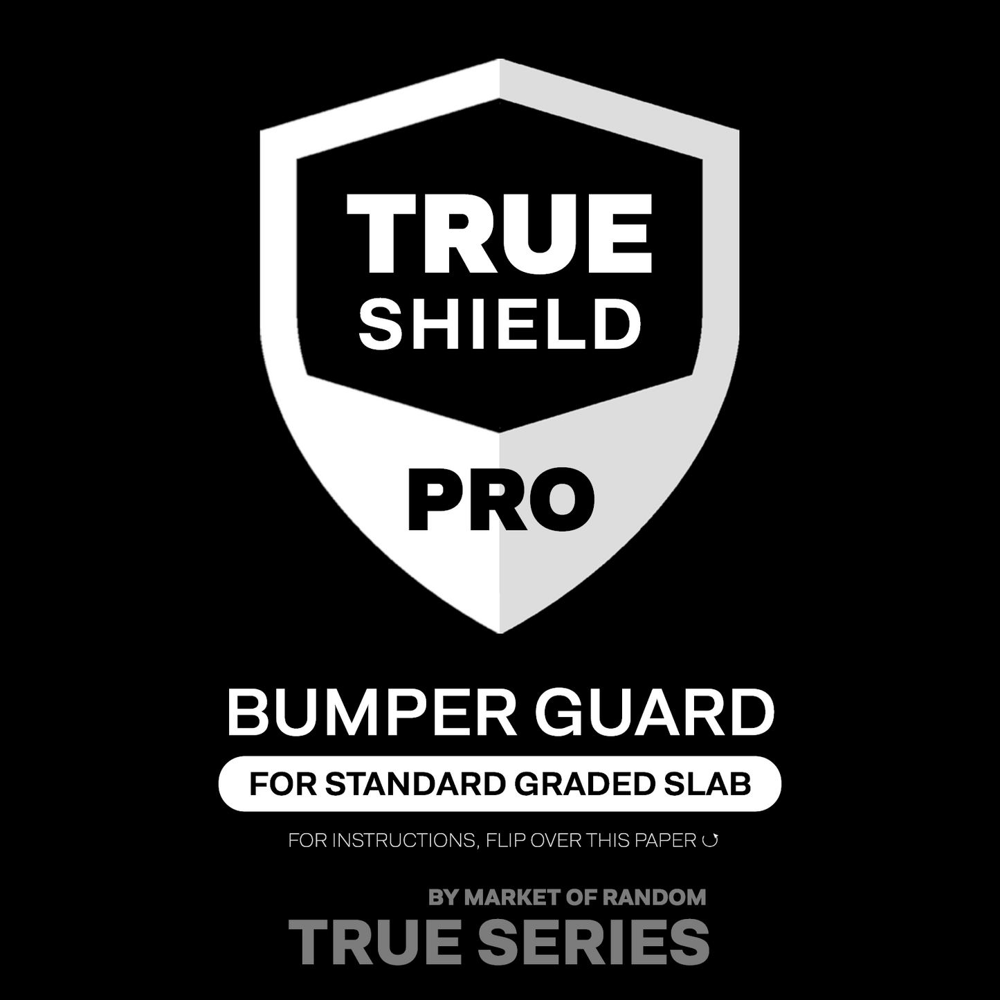 True Shield Pro Rigid Slab Bumper Guard with UV Protective Front Panel (PSA/CGC)