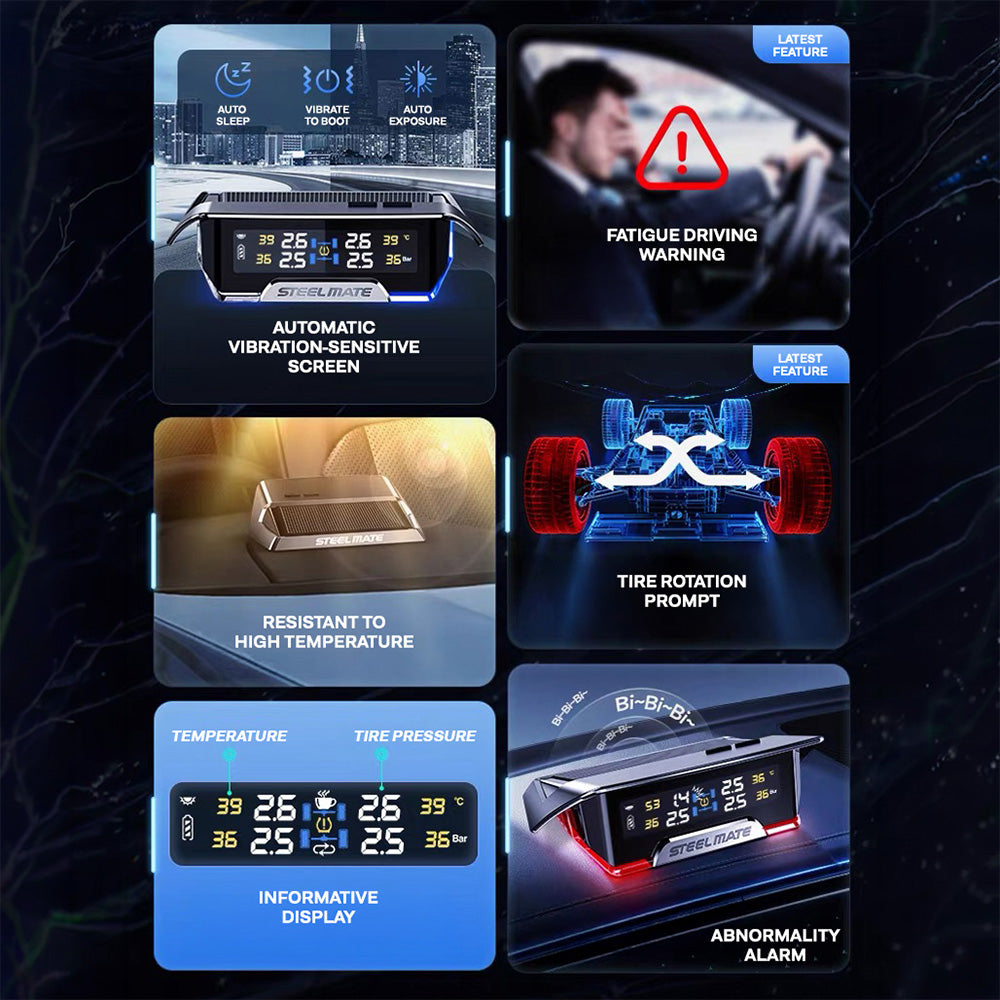 Steelmate X3 Tire Pressure Monitoring System TPMS
