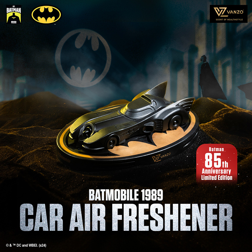 Vanzo x Batman Series Car Perfume Batmobile 1989 Car Airfreshener Limited Edition Series