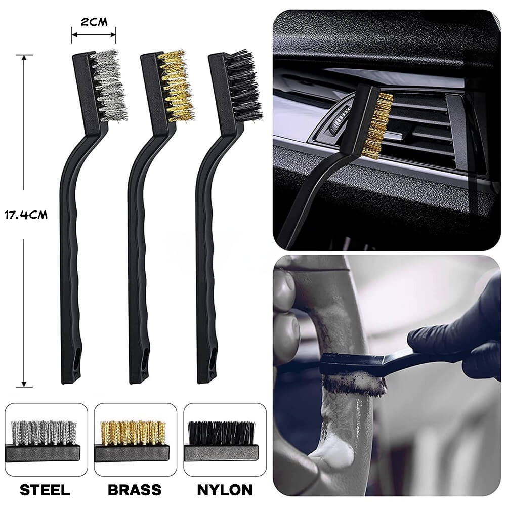 Premium Quality Car Wash Detailing Brush Set