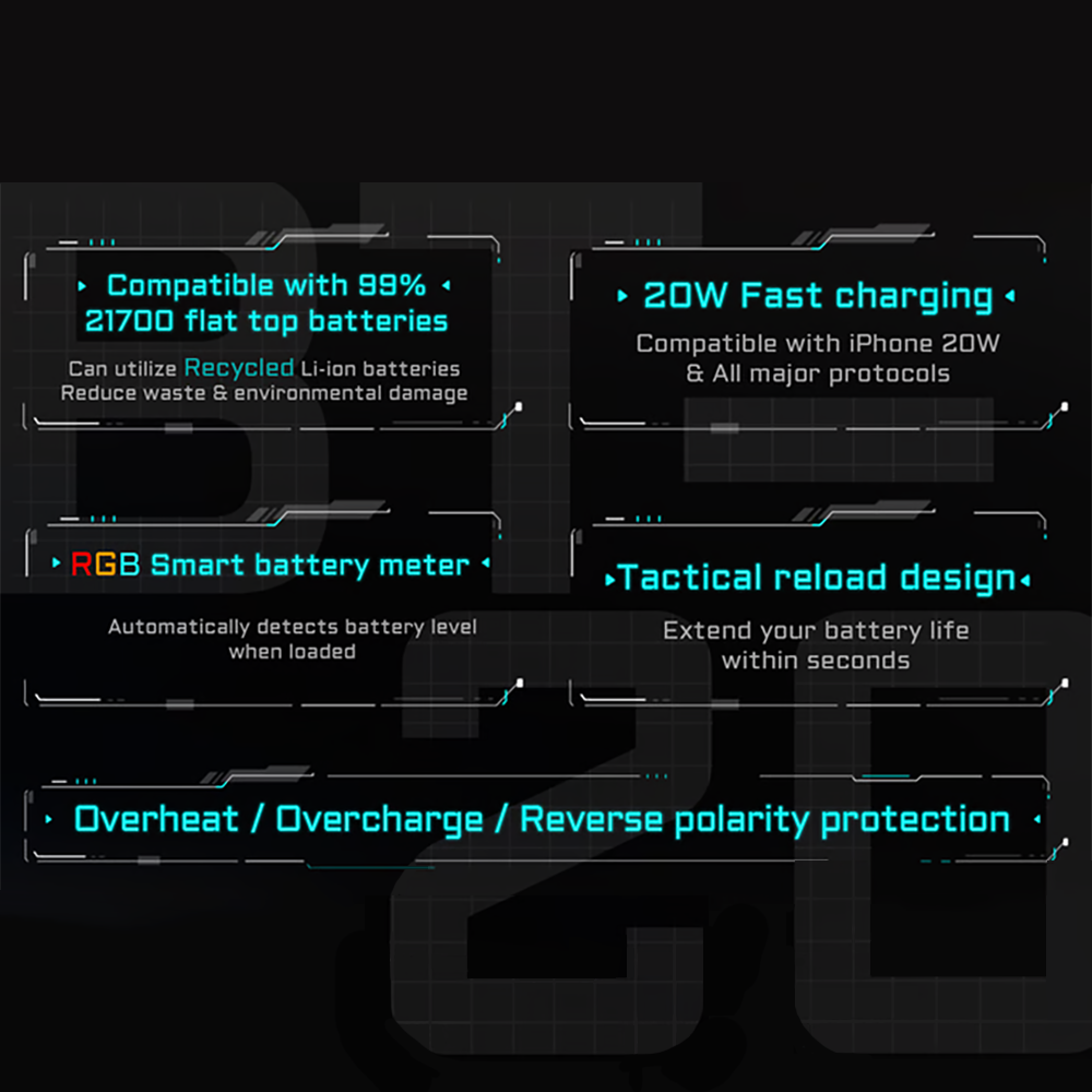 Kodai Industries BT-20 MARK 2 Wingman Modular Powerbank