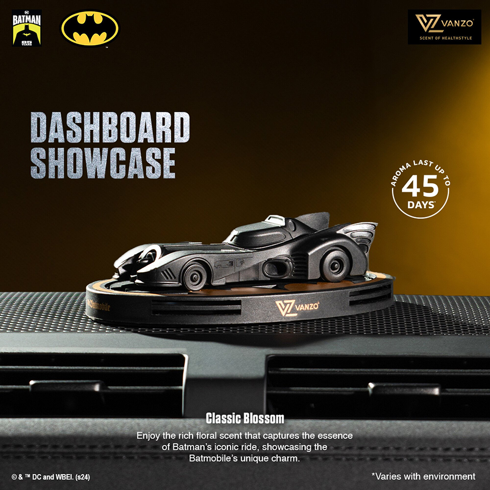 Vanzo x Batman Series Car Perfume Batmobile 1989 Car Airfreshener Limited Edition Series