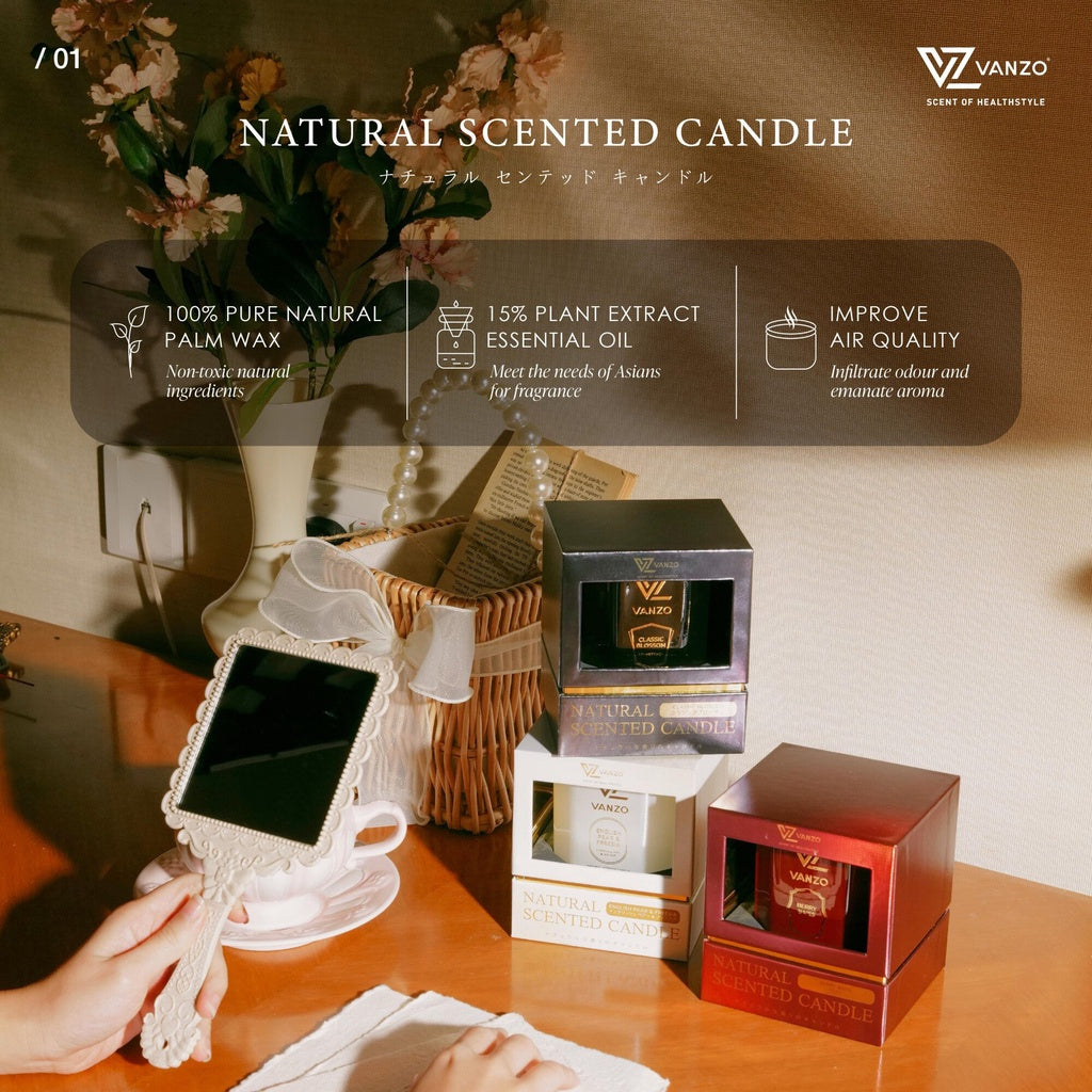 Vanzo Scented Candles Long Lasting Home Fragrance