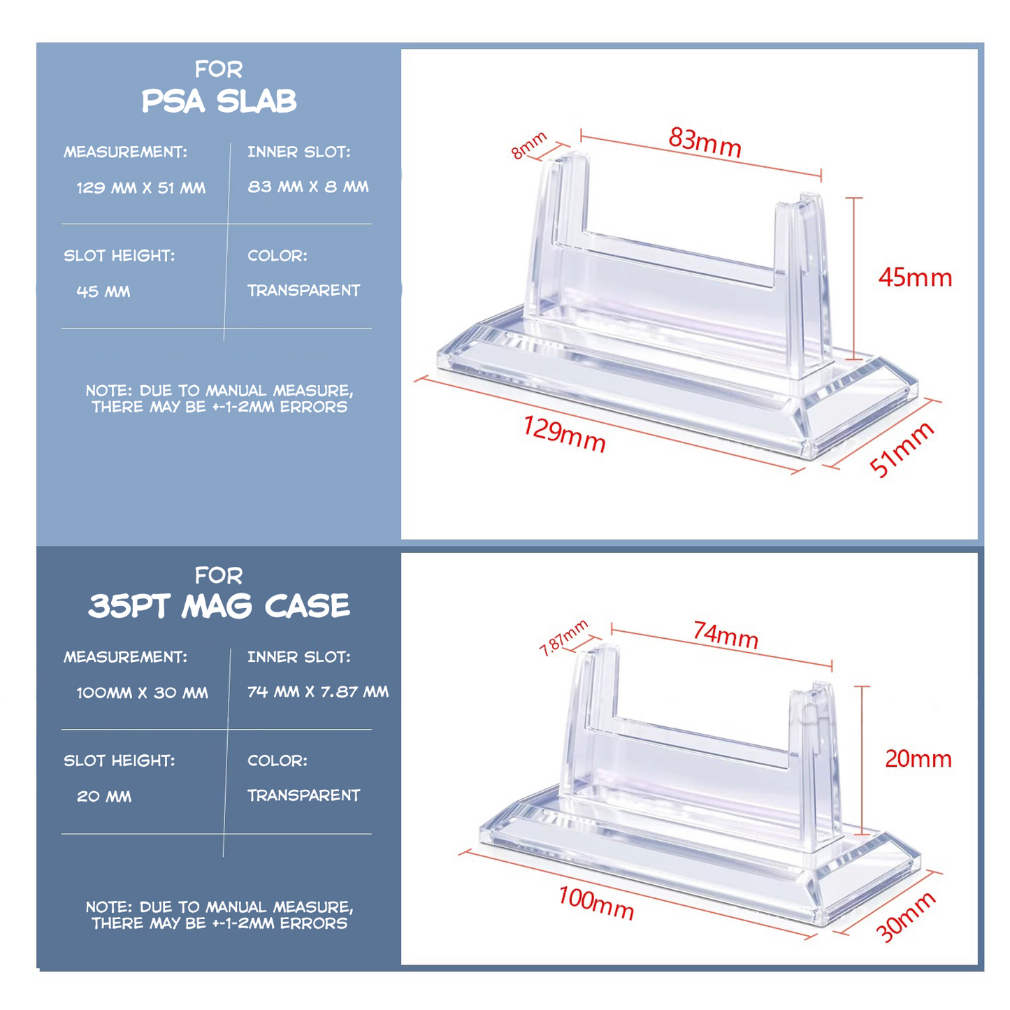 Magnetic Card Case / PSA Slab Mount