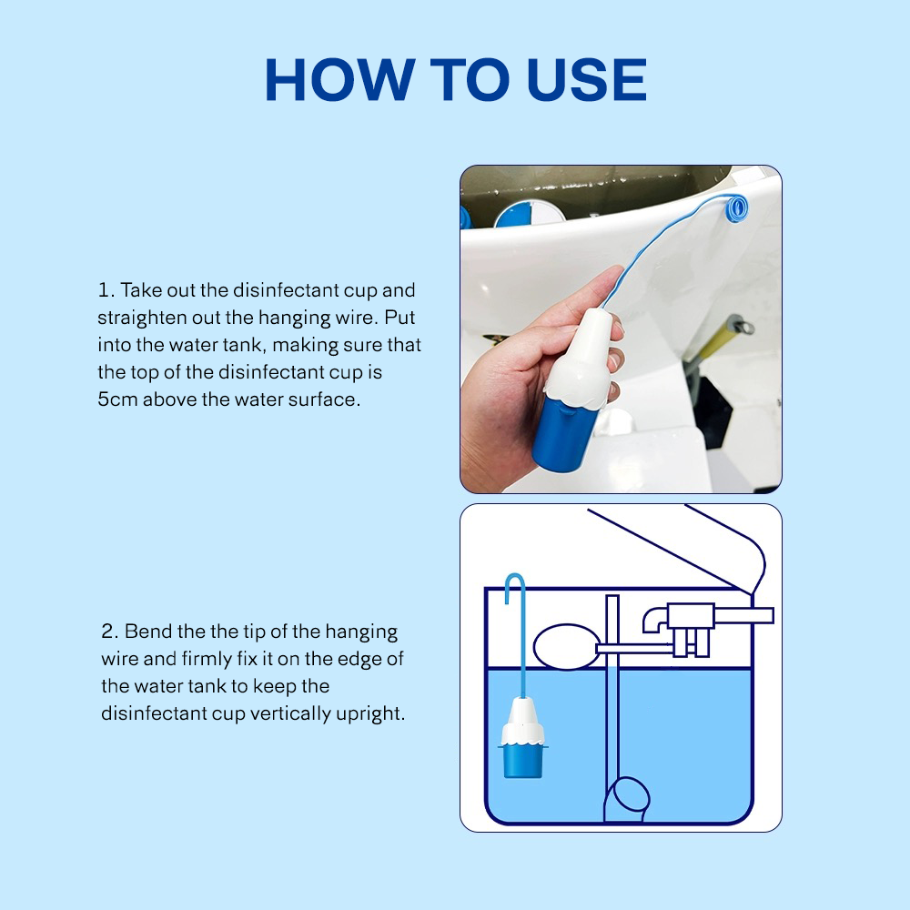 Kobayashi Pharmaceutical Blue Water Toilet Flush Disinfectant